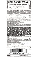 Cargar imagen en el visor de la galería, Solgar Cromo Picolinato 200 µg elemental, 90 Cápsulas vegetales