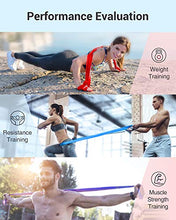 Cargar imagen en el visor de la galería, Oudort Bandas Elásticas Musculacion, Set de 4 1.8M Bandas de Resistencia Fitness sin Látex con Anclaje Puerta para Hombre, Mujer, Ejercicios de Musculares, Glúteos, Piernas, Fémur y Yoga en Casa y Gym