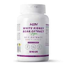 Cargar imagen en el visor de la galería, Extracto de Alubia Blanca de HSN | 500 mg | Potente Bloqueador de Carbohidratos Carb Blocker | Extracto 12 Veces Más Concentrado | No-GMO, Vegano, Sin Gluten | 120 Cápsulas Vegetales
