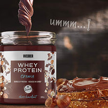 Cargar imagen en el visor de la galería, Weider Whey Protein Spread 250 g. Crema de avellana con 22% de proteínas Baja en azúcares Sin aceite de palma y sin gluten.
