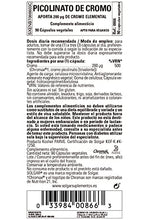 Cargar imagen en el visor de la galería, Solgar Cromo Picolinato 200 µg elemental, 90 Cápsulas vegetales
